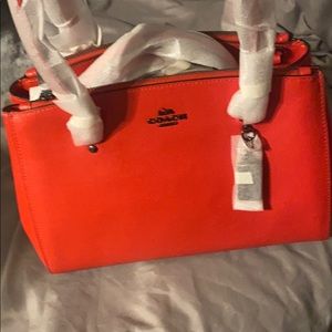 Beautiful Red Coach Bag